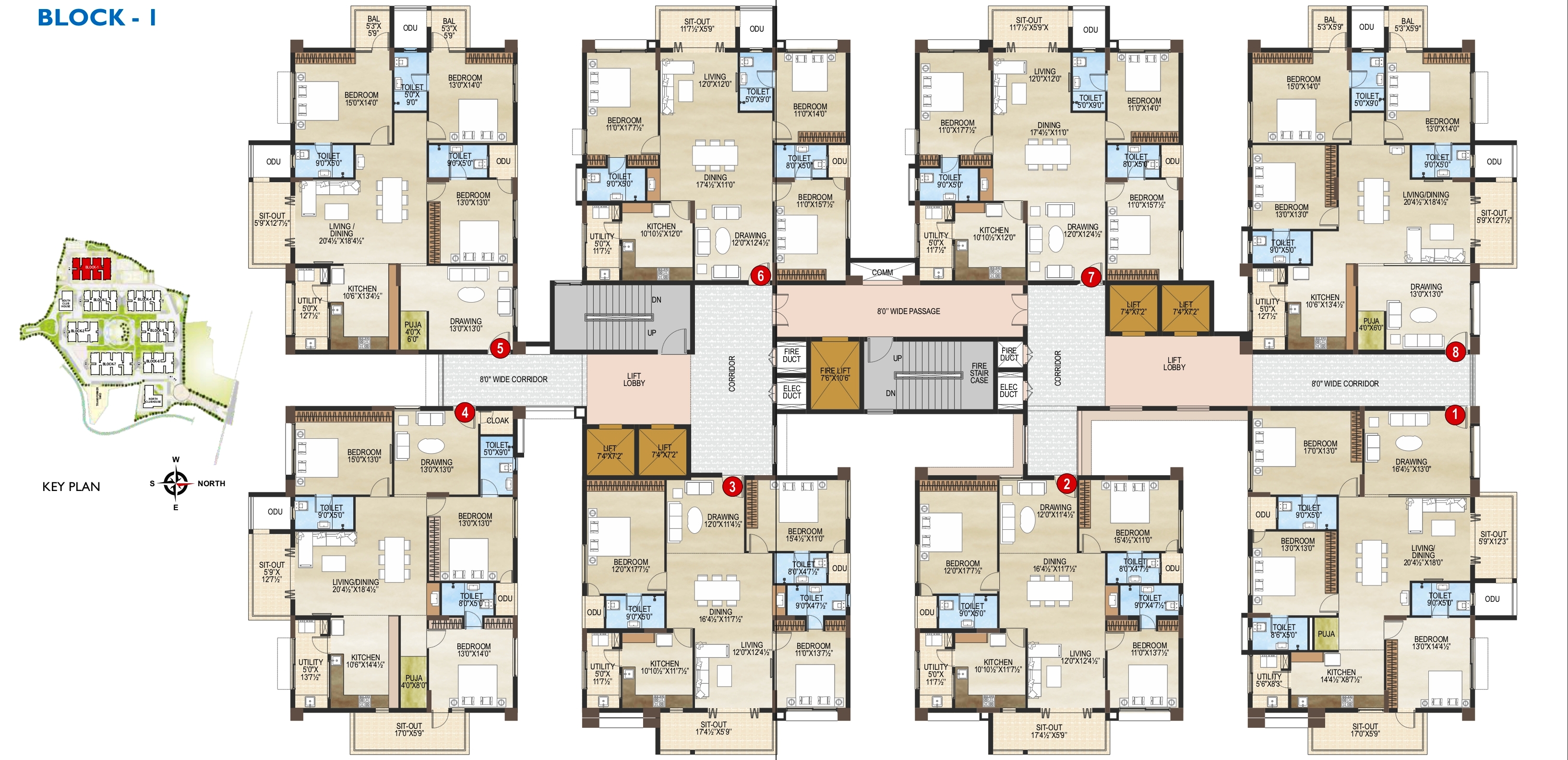 Vaisakhi Skypark Floor plan